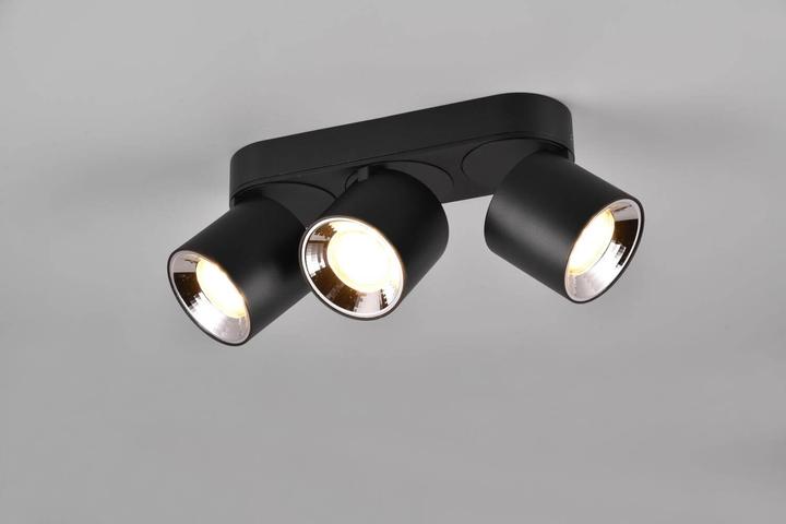 Image du produit Trio Guayana Plafonnier GU10 triple noir mat (GU10)
