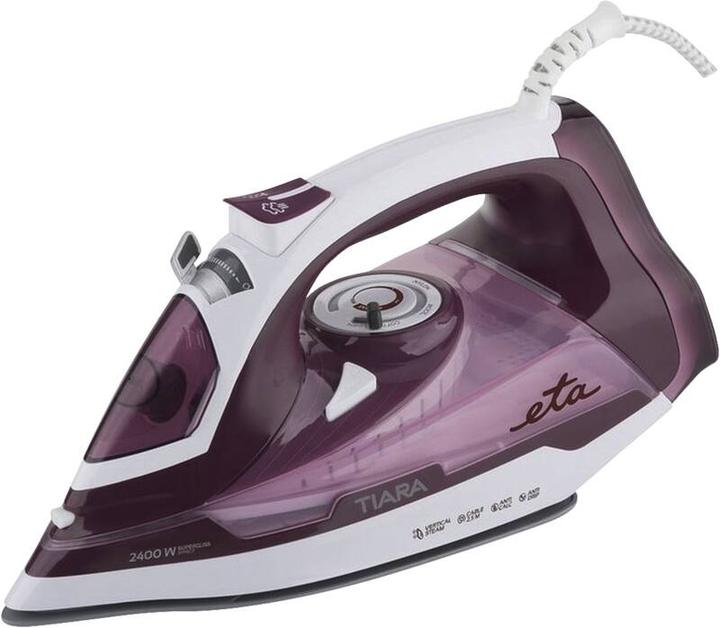 ETA Strijkijzer 126990000 Tiara II stoomstrijkijzer, 2400 W, waterreservoir 450 ml, continue stoom 40 g (2400 W, 130 g/min)