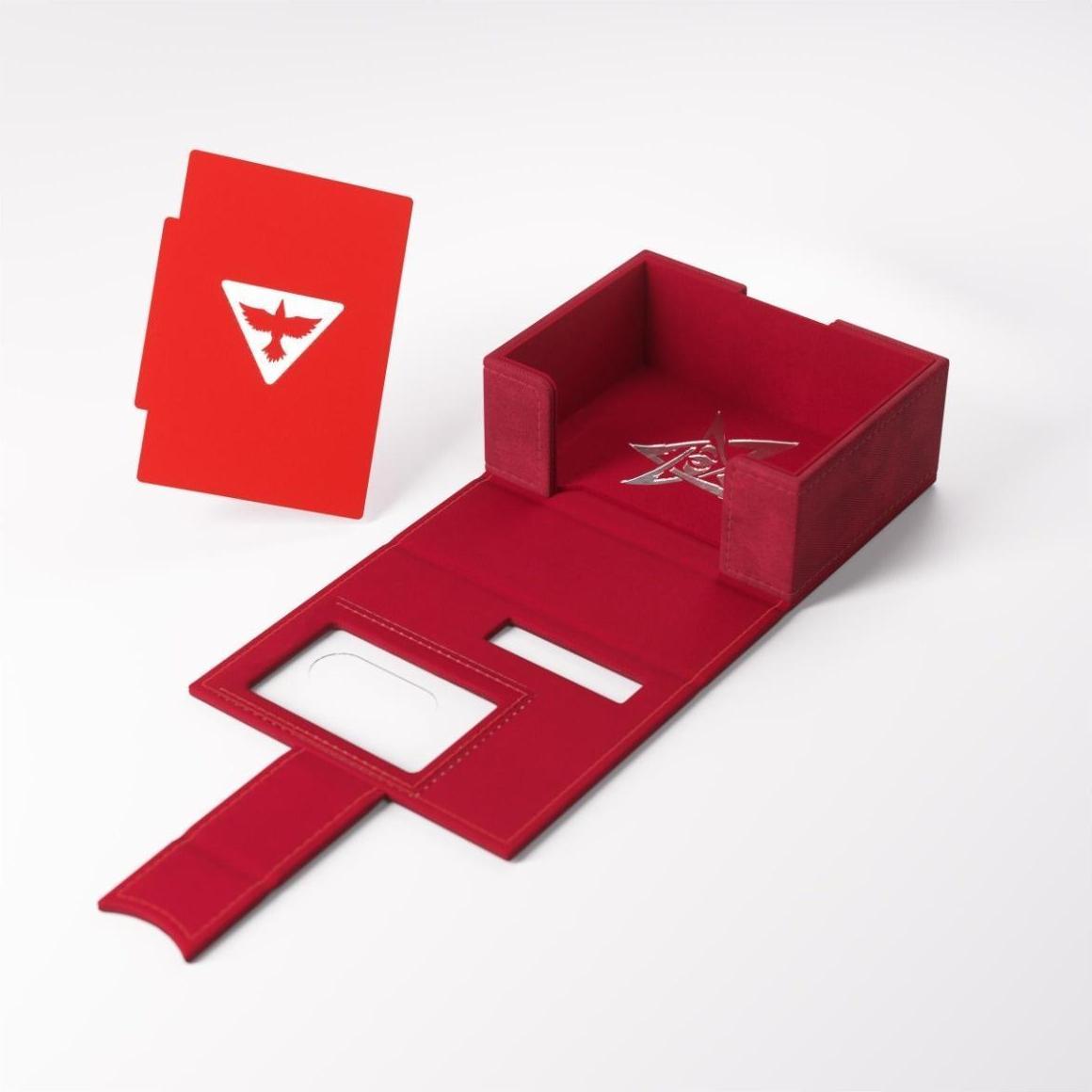 Thumbnail - Gamegenic Arkham Horror Investigator Deck Tome Survivor Red