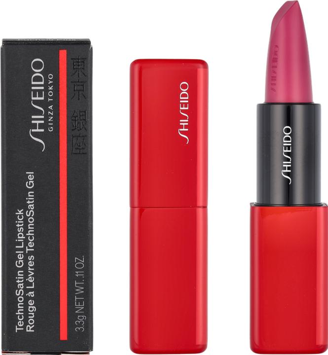 Actual product image Shiseido Technosatin Gel Lipstick No 422 (422 FUCHSIA FLUX)