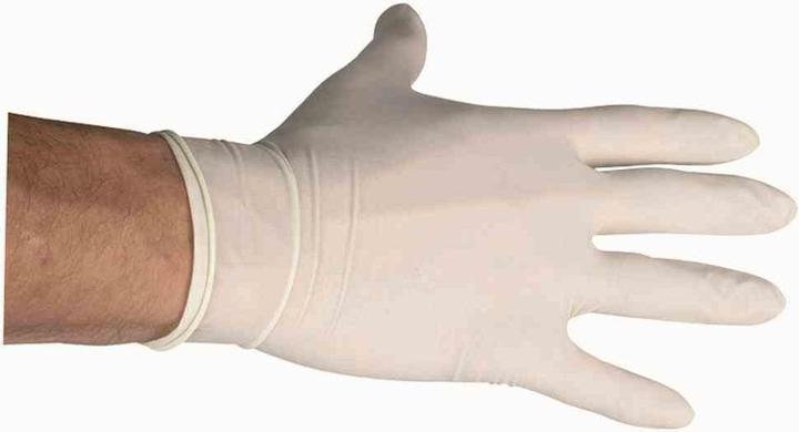 Actual product image Kerbl Gloves latex size L lightly powdered,VE:100St. (L)