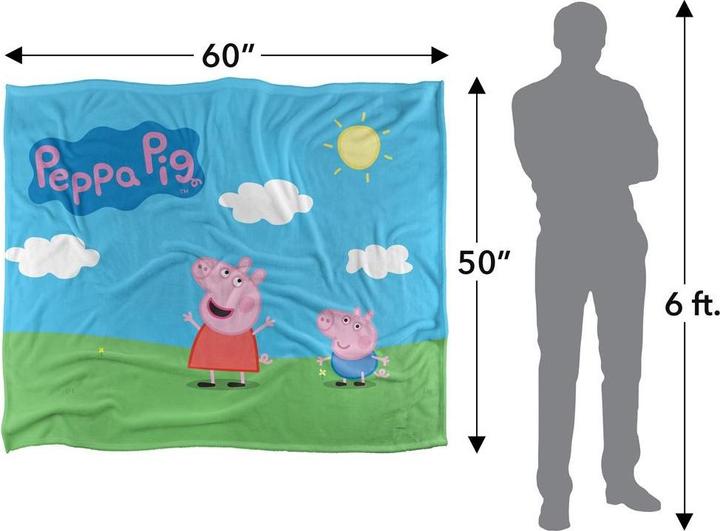 Image du produit Peppa Pig - Couverture (152 x 127 cm)