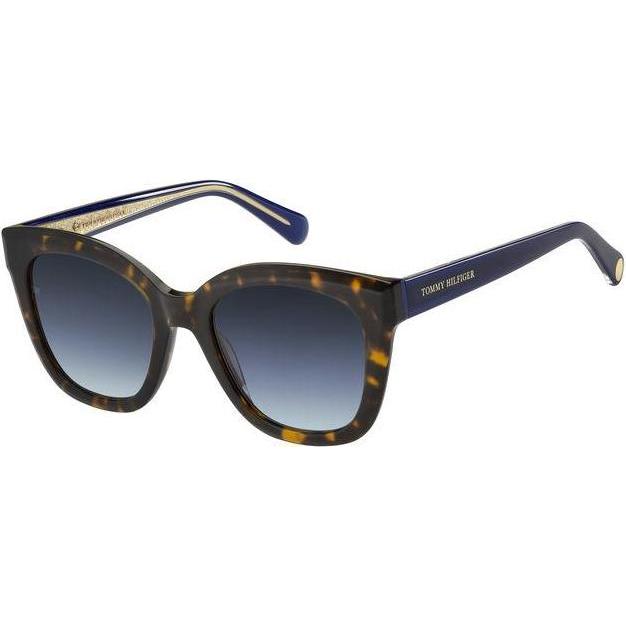 Tommy Hilfiger, Damen, Sonnenbrille, Zonnebril Volwassenen Bruin Volledig omrand
