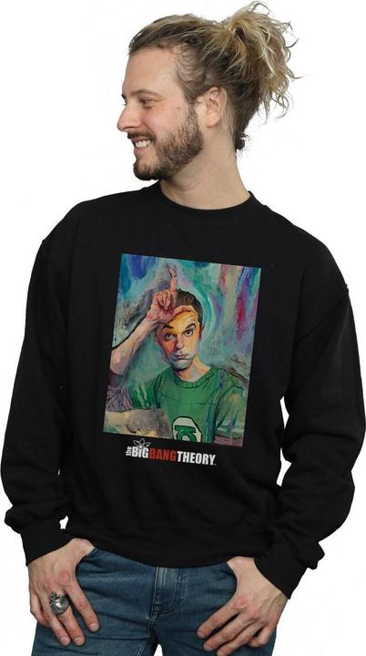Actual product image Dam Mens Sheldon Loser Painting Cotton Sweatshirt (5XL)