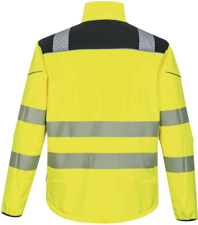 Actual product image Portwest High visibility softshell jacket yellow L (L)
