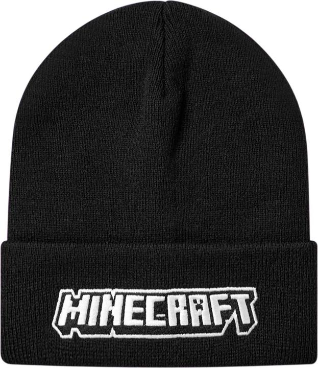 Actual product image Minecraft Boys Logo Polyester Beanie (One size)