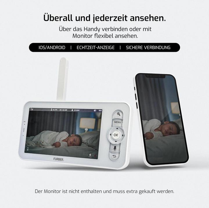 Produktbild Furber Babyphone DUAL mobil, Produktkategorie: Sonstiges (200 m)
