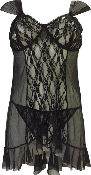 Image du produit Softline Bianca Négligée / String ouvert (XXL)