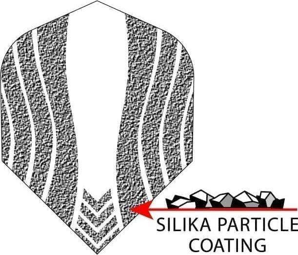 Actual product image Harrows Silika Solid Shape Flights Black