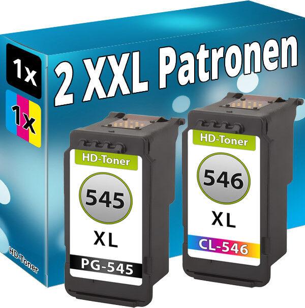 Druckfuxx 2 TINTE PATRONEN 2xPG-545+CL-546 XL für CANON MG2540 MG2550s MG2940 MX495 MG2950
