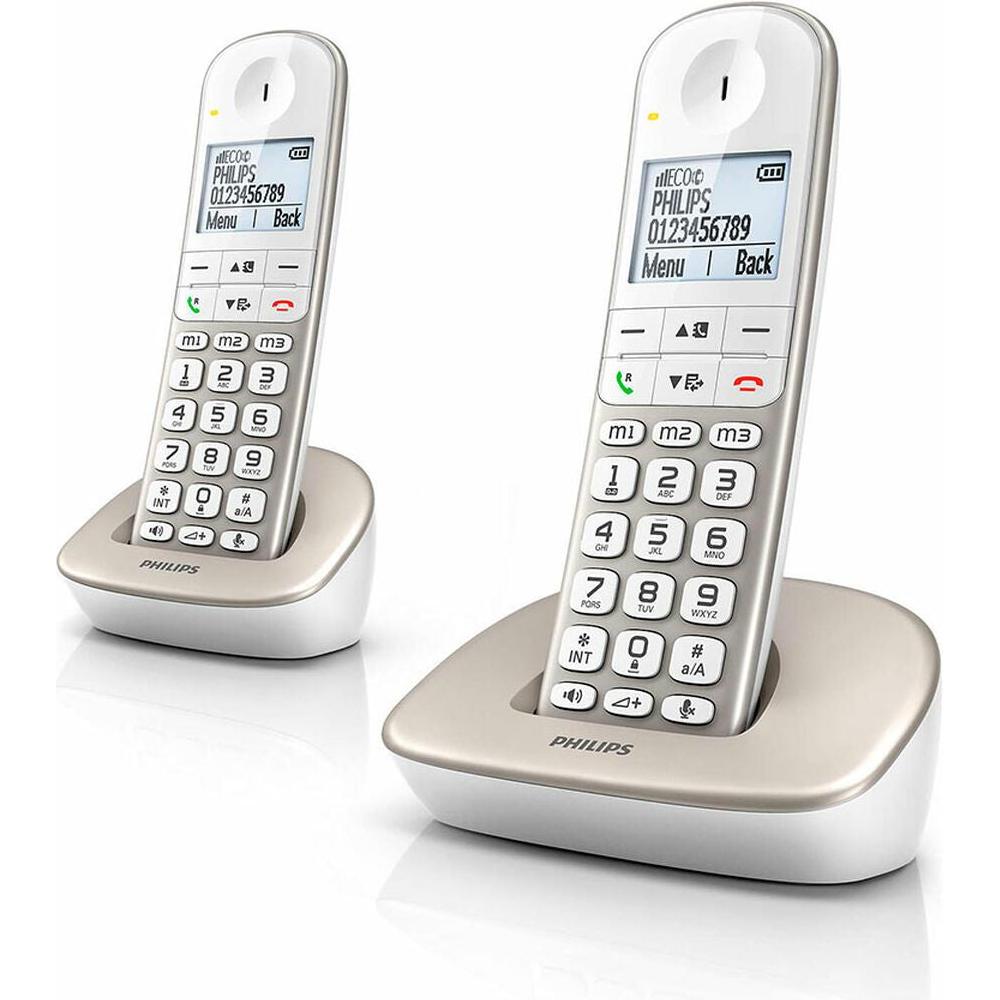 Philips Kabelloses Telefon, Telefon, Silber