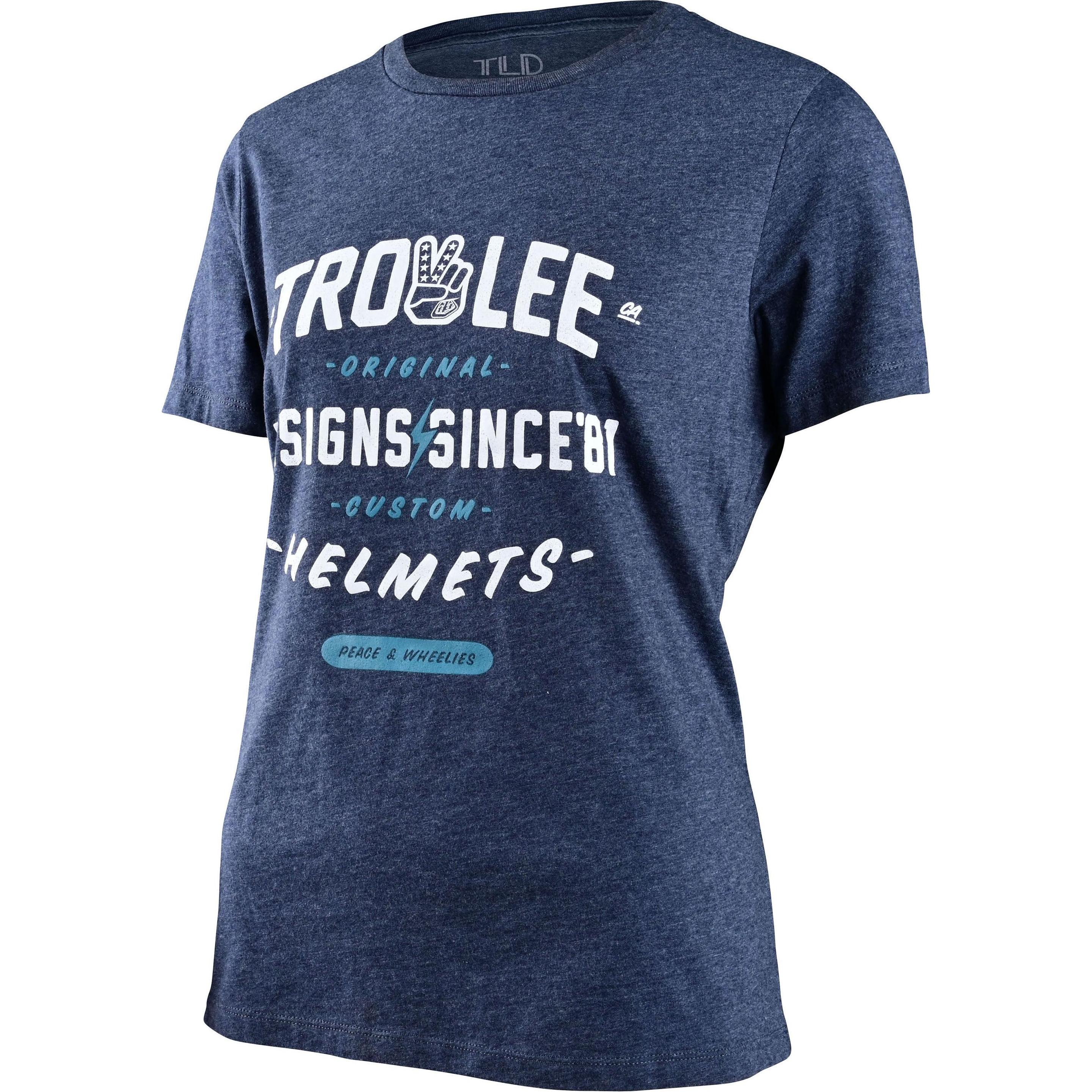 Troy Lee Designs, Donne, Maglietta, Maglietta Roll Out da donna, blu scuro, erica, Blu, (S)