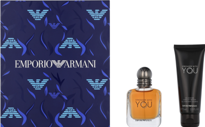 Actual product image Giorgio Armani Stronger With You Set Eau de Toilette 50ml + Shower Gel 75ml (Fragrance set)