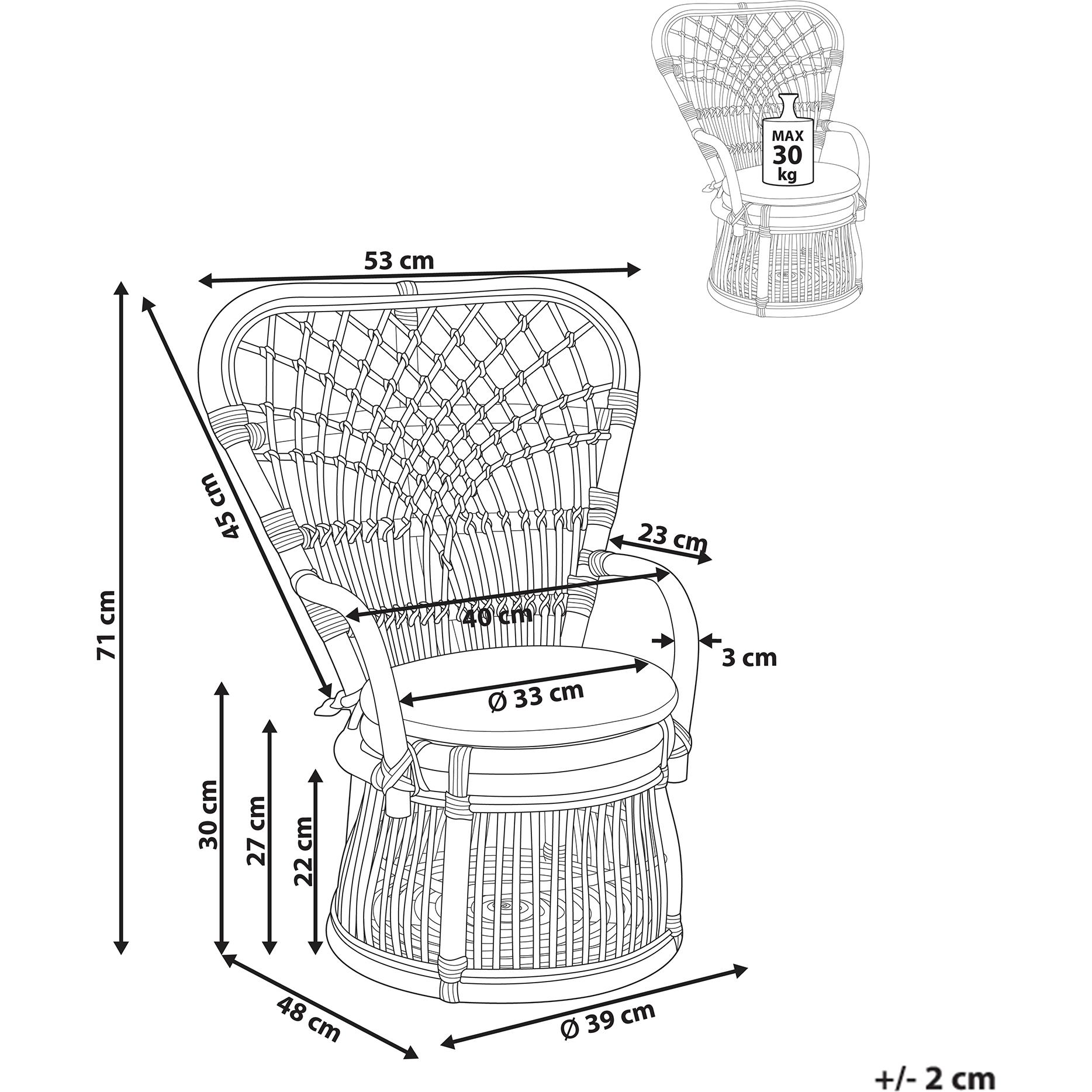Thumbnail - Beliani, Kinderstuhl + Kindertisch, Temeni (Kinderstuhl)