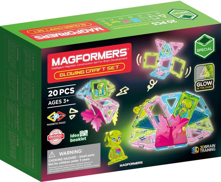 Actual product image Magformers Glowing Craft Set