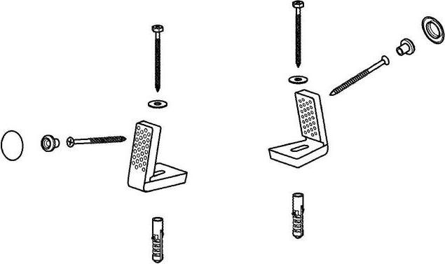 Image du produit Grohe Kit de fixation pour bidet/wc au sol