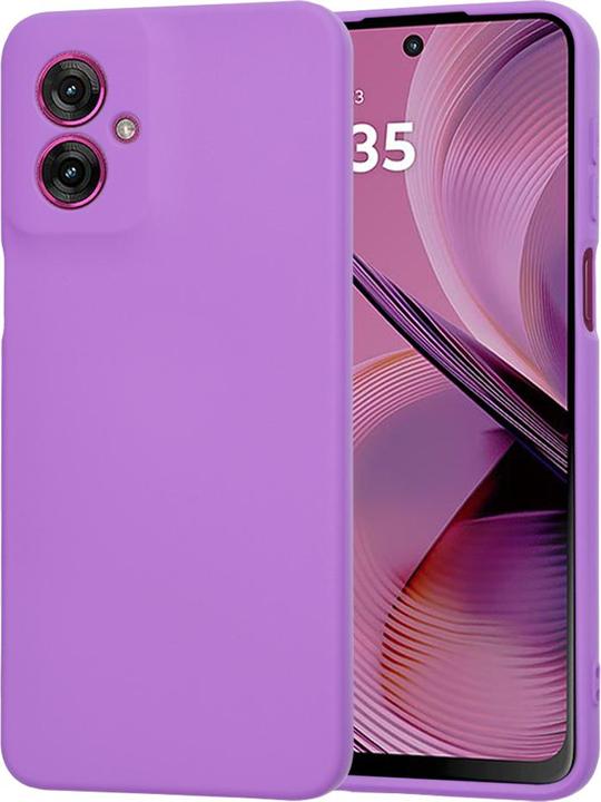 Actual product image Techsuit - SoftFlex - Motorola Moto G55 - Purple (Motorola Moto C)