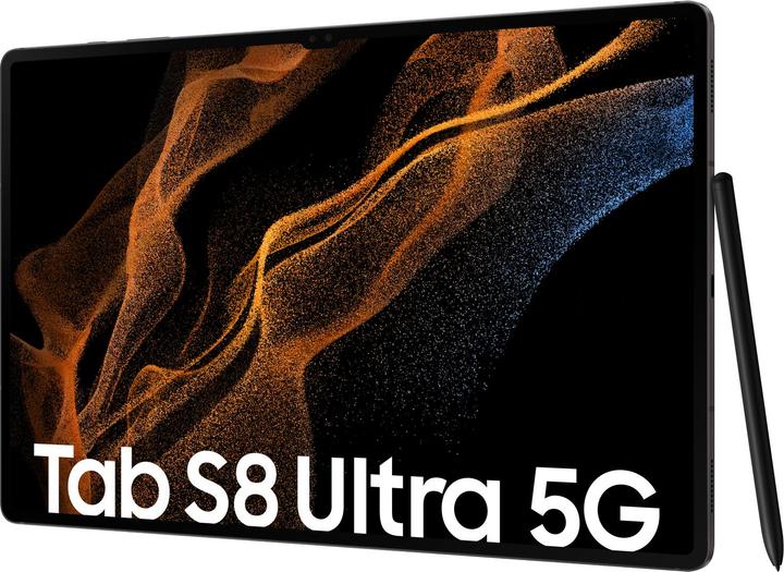 Produktbild Samsung Galaxy Tab S8 Ultra (5G, 14.60", 256 GB, Graphite)