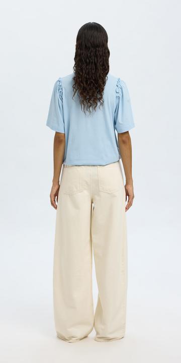 Produktbild Selected Slfpenelope 2/4 Ruffle Tee Noos (XXL)