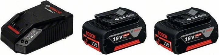 Productafbeelding Bosch Professional Lader GAL 1880 CV Set incl. 2x 5Ah oplaadbare batterij (18 V)