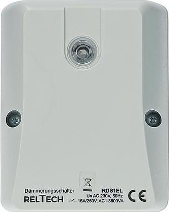 Produktbild Reltech Dämmerungsschalter mit eingebautem Lichtfänger