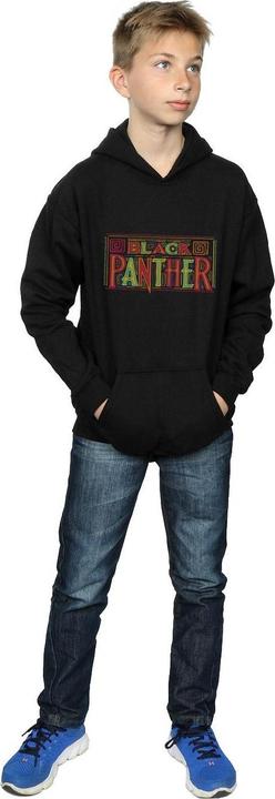 Immagine prodotto Black Panther Tribal Logo Felpa con Cappuccio Ragazzi (128)