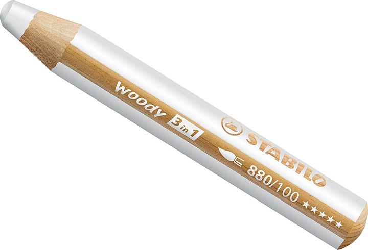 Actual product image STABILO Woody 3 in 1 (White, 1 x)