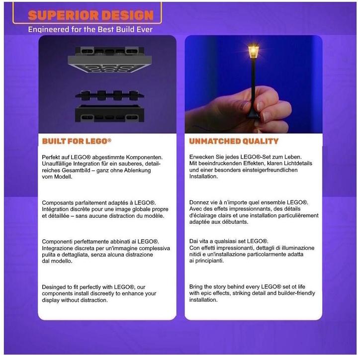 Produktbild Light my bricks LMB 2.0 LED Starter Licht Set für LEGO®