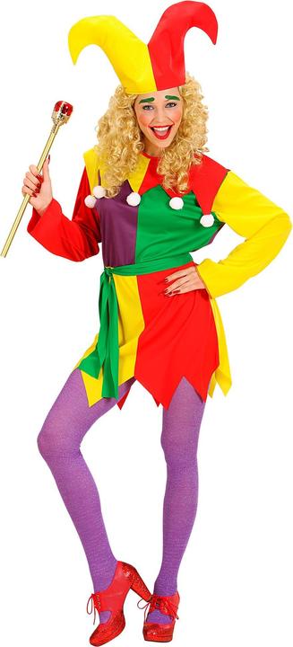 Widmann Funny court jester costume for ladies (S)