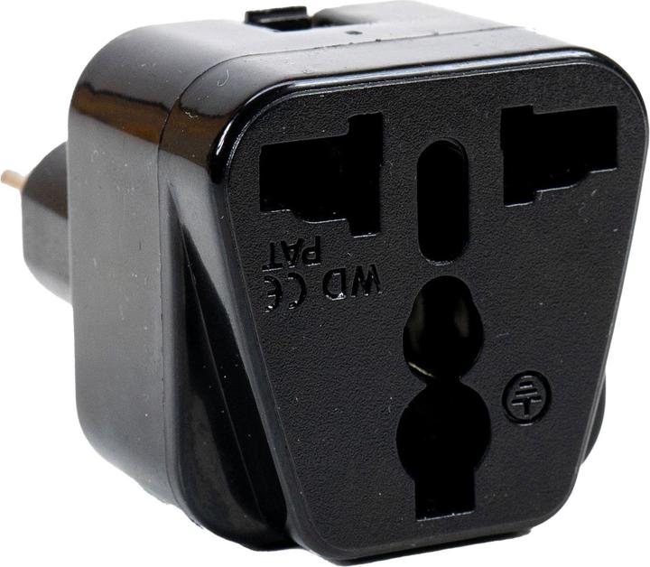 Produktbild PNI UK-Europa-Steckdosenadapter, 220 V, schwarz
