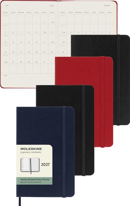 Produktbild Moleskine Taschenagenda (9 x 14 cm, 1 Woche / 1 Seite)