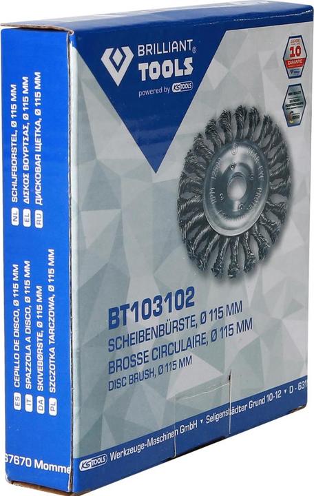 Actual product image Brilliant Tools Disc brush, Ø 115 mm