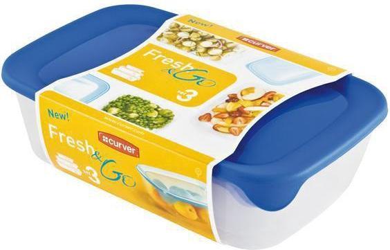 Produktbild Curver FOODKEEPER F&G SET 0.5+1+2L (200 cl)