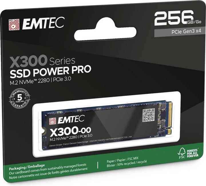Actual product image Emtec Power Pro X300 (256 GB, M.2 2280)