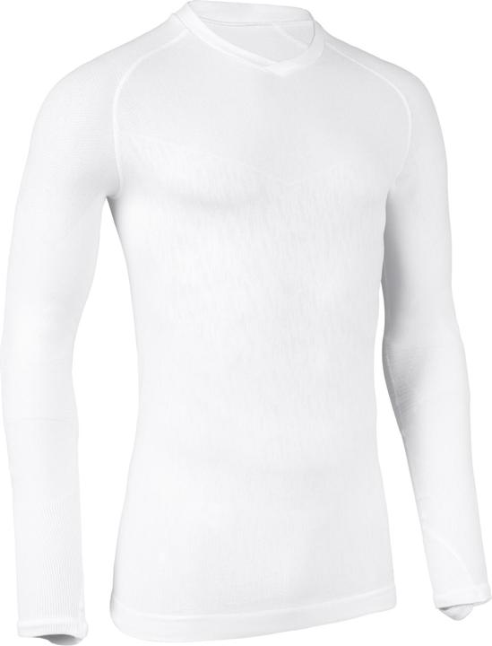 Kipsta Camicia funzionale a maniche lunghe da donna/uomo - Keepdry bianco (XS)