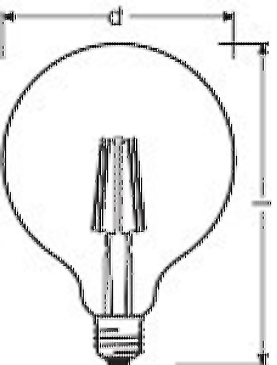 Actual product image Osram Vintage 1906 Led Classic Globe (E27, 720 lm, 1x)