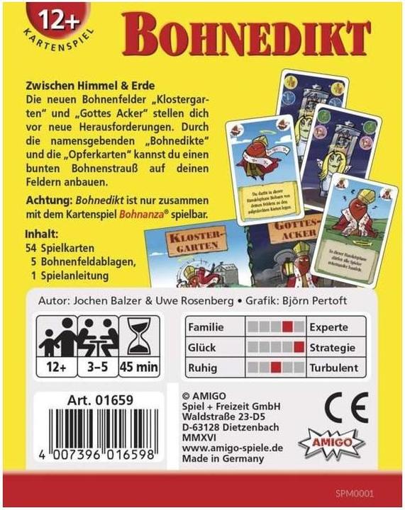 Actual product image Amigo Bean edict extension (German, 3 - 5 Players)