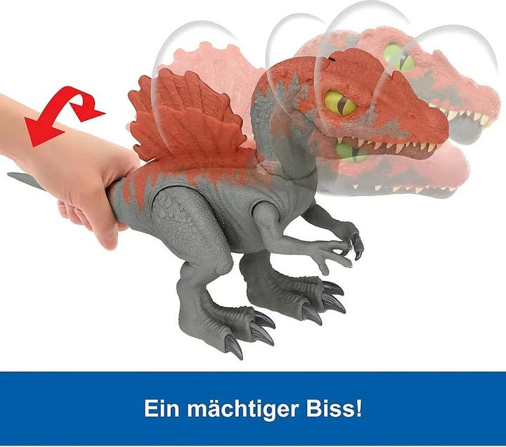 Actual product image Jurassic Park JURASSIC WORLD CRUSHIVORES Spinosaurus Cage Crasher