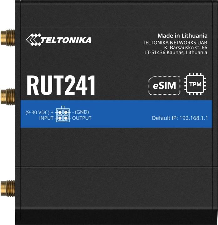 Produktbild Teltonika RUT241 4G WLAN Router eSIM