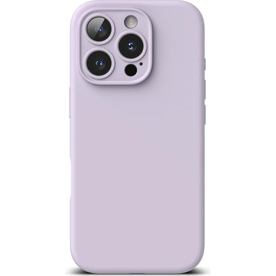 Ringke Case for iPhone 16 Pro SILICONE MAGNETIC LIGHT PURPLE (Apple iPhone 16 Pro), Smartphone Hülle, Violett