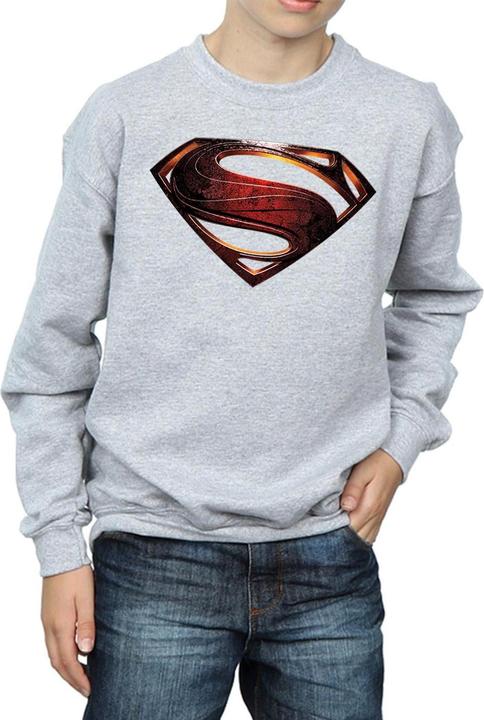 Immagine prodotto Justice League Movie Superman Emblem Felpa Ragazzi (140, 146)