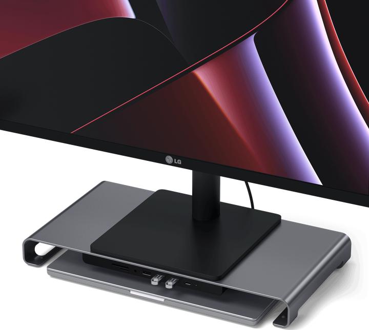 Produktbild Satechi USB-C Aluminum Monitor Stand Hub XL (USB-C, 5 Ports)