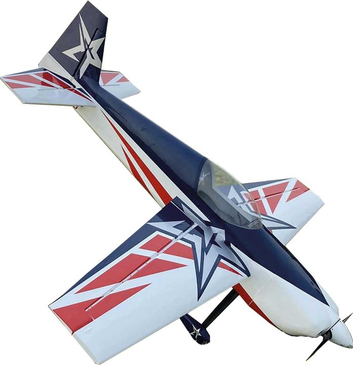 Actual product image AJ Aircraft Slick 540 51" ARF Rot/Blau Kunstflugmodell (Aerobatics)
