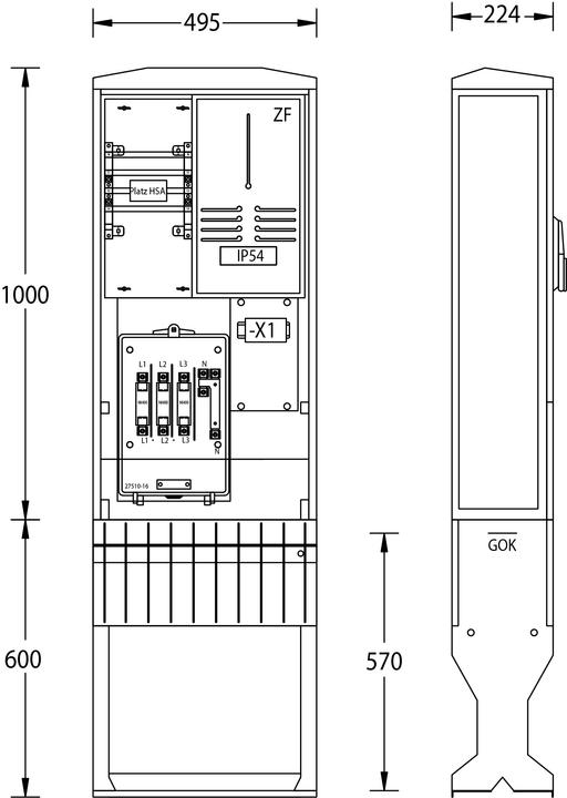 Image du produit UESA Borne de compteur