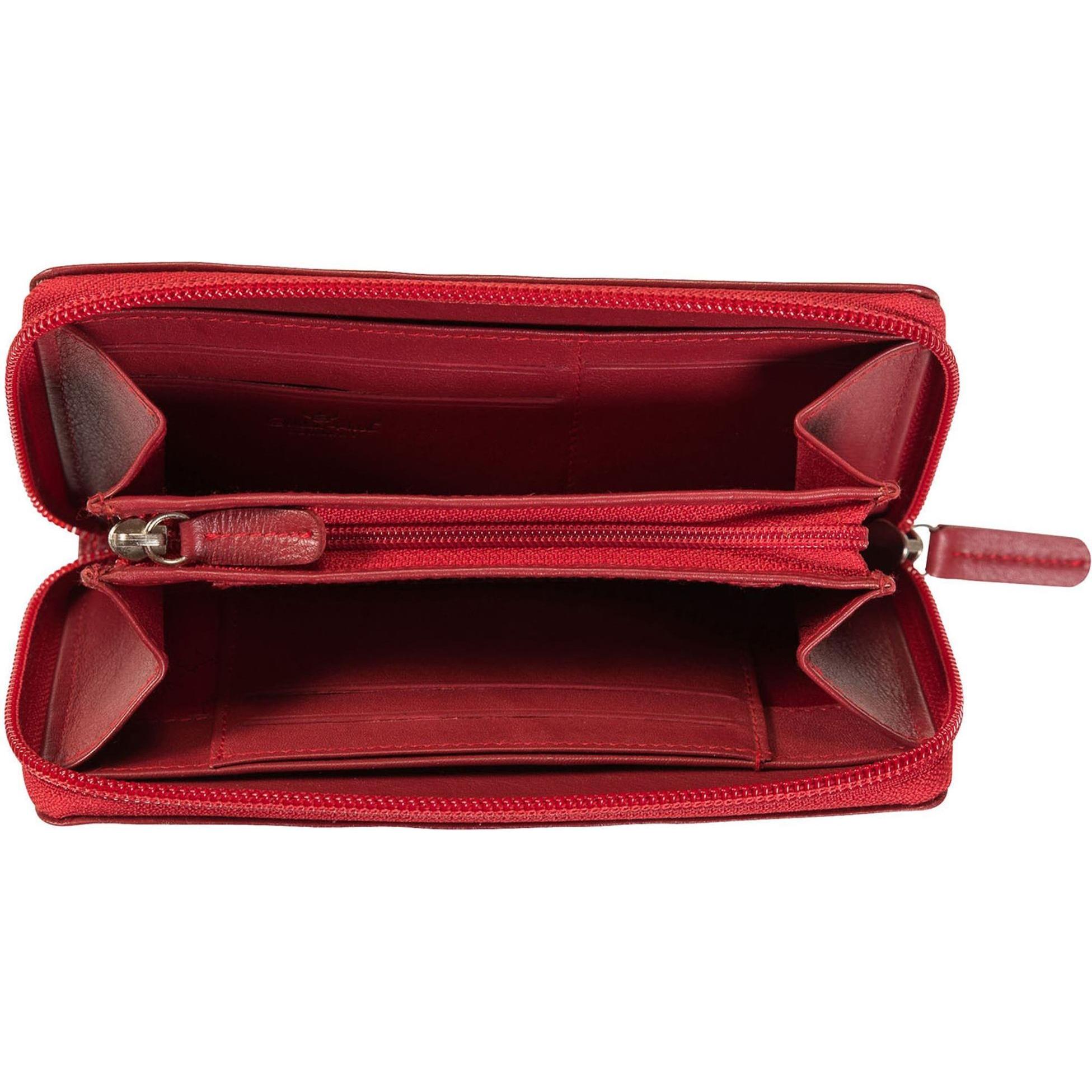 Thumbnail - Golden Head, Damen, Portemonnaie, Langbörse Polo RFID Protect 2804, Rot
