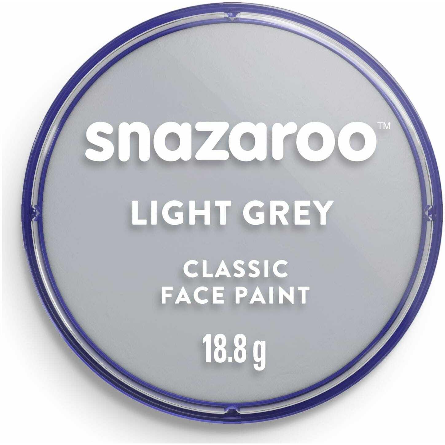 Snazaroo Schminkfarbe Blister 18 ml, Hellgrau