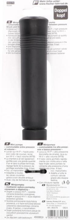 Actual product image Fischer Air pump