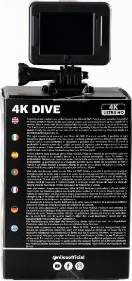 Actual product image Nilox 4K DIVE action sports camera 4 MP 4K Ultra HD CMOS Wi-Fi 108 g
