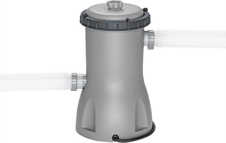 Actual product image Bestway Pool 488x244x122 cm, Stahlrahmenpool, mit Pumpe (488 x 244 x 122 cm)