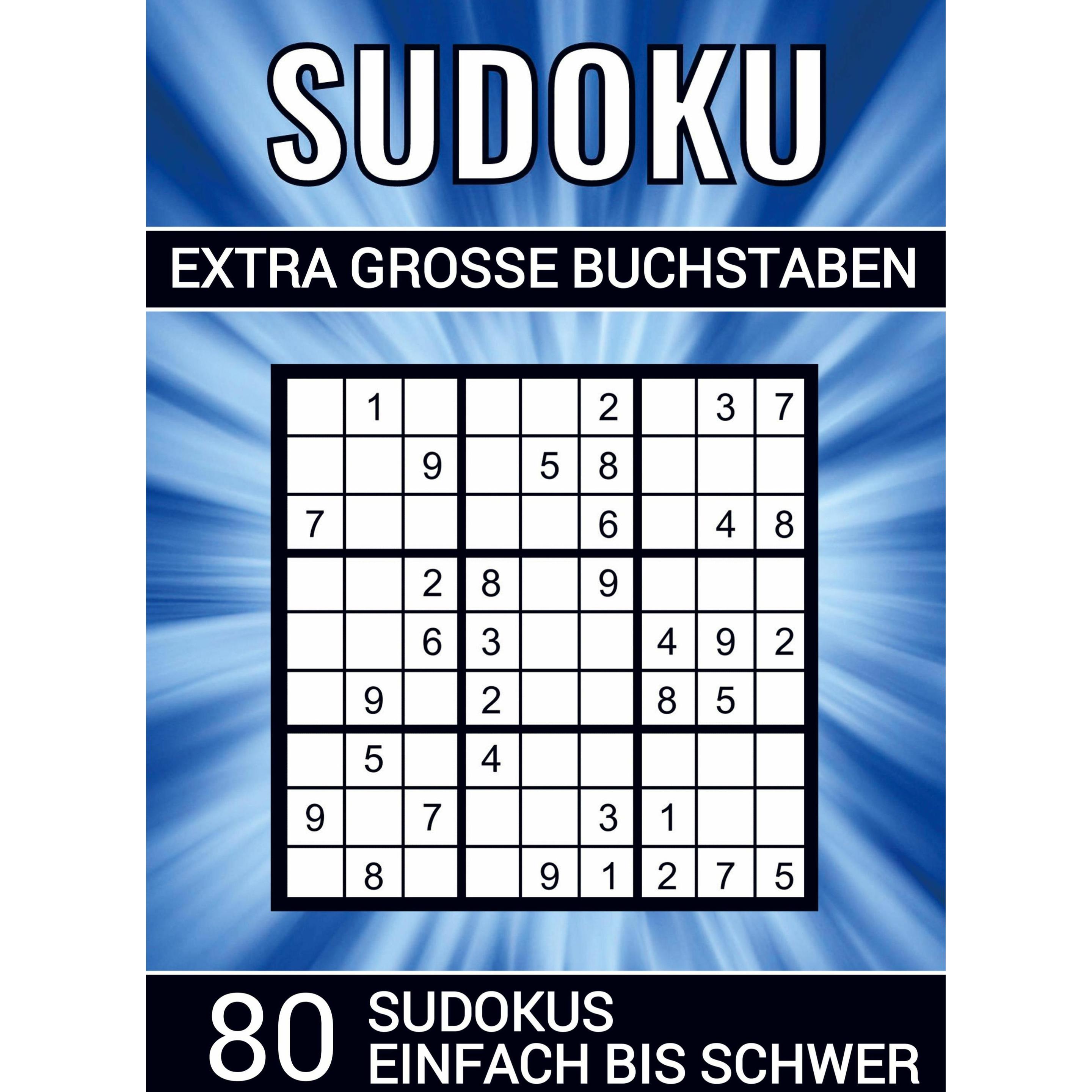 Bookmundo Direct Sudoku Puzzlebücher:Sudoku extra grosse (96 Teile)
